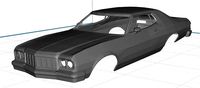 Gran Torino Starsky Hutch Printable Body Car | 3D