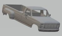 F350 Printable Body Truck | 3D