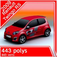 2009 Renault Twingo RS 3D Model