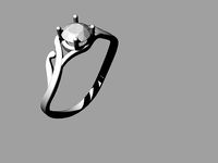 Curved ring | 3D