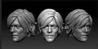 Head Daryl Dixon The Walking Dead  | 3D