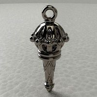 Hanuman Ghota - Balaji Ghota Pendant | 3D