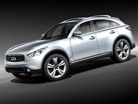 Infiniti FX 50 2009 3D Model