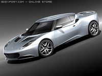 Lotus Evora 2009 3D Model