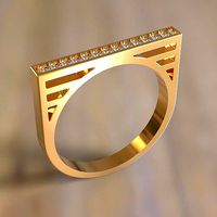 Straight ring | 3D