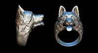 German Shepherd ring | 3D