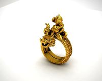 Monkey Ring 3D printing model | 3D