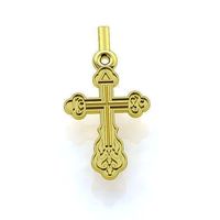 Gold Cross Pendant | 3D