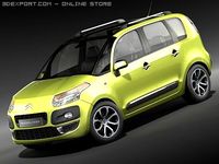 Citroen C3 Picasso 2009 3D Model