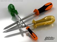 Screwdrivers 3D Model
