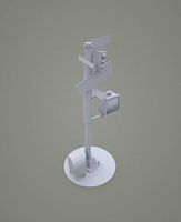 Traffic light Low-poly 3D model