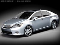 Lexus HS 250H 2010 3D Model