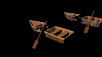 Wood Broken Boat
