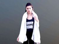 Myriam 10016 - Sporty girl with towel