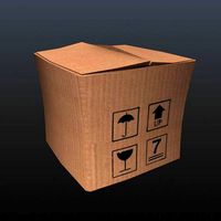 Animated funny cardboard