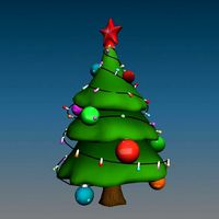 Cartoon Cristmas tree
