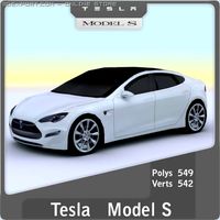 2011 Tesla Model S 3D Model