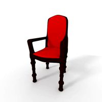 Cushioned Wooden Chair