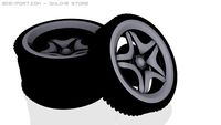 Ferrari F50 Rims 3D Model