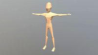 Low Poly rigged character