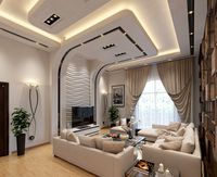 Open Living Room Kitchen Space