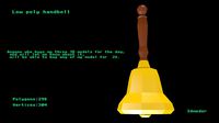 Low poly handbell