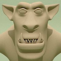 LowPoly Monster Base Mesh