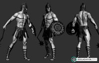 FREE 3D Gladiator Model - Part 1 Helmet