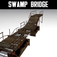 Postapocalyptic Swamp Bridge