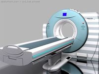 CT scan machine 3D Model