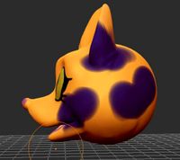 furry fox head