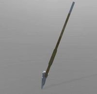 Low poly spear