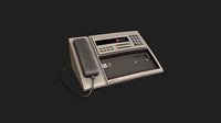 Stylized Fax Machine