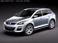 Mazda CX7 2010 3D Model