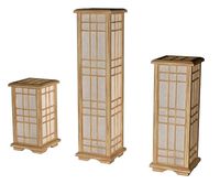 Three Japan Lamp Set
