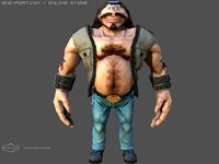 Cyclops Biker 3D Model