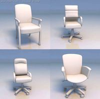Chair desk 3D Model