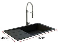 Sink with tap