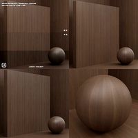 Wood material larch -  walnut seamles