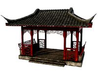 Chinese Rectangle Pavilion