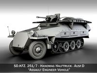 SDKFZ 251 7 Ausf D - Assault Engineer Vehicle