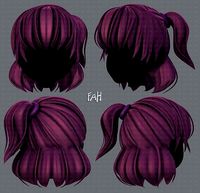 3D Hair style for girl V60