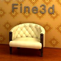 Antique08Chair074 3D Model