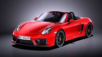Porsche Boxster GTS 2017 VRAY