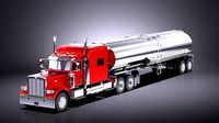 Peterbilt 389 Sleeper Cab Tanker 2017 VRAY