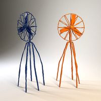 Clay Floor Fan