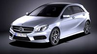 Mercedes A-class 2013 VRAY