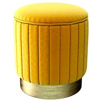 Yellow Round Stool - Eichholtz Allegra 112324