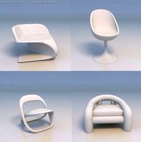Chair couch 3D Model
