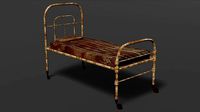 Terror old hospital bed